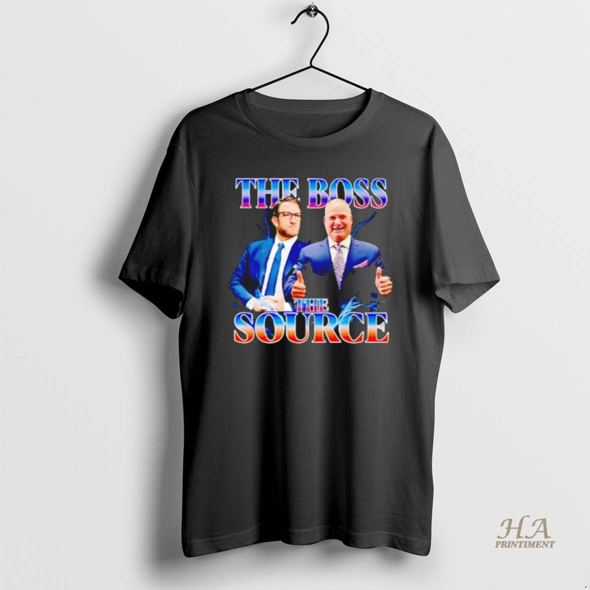 Official Dave Portnoy And Stu Feiner The Boss The Source Classic Black
