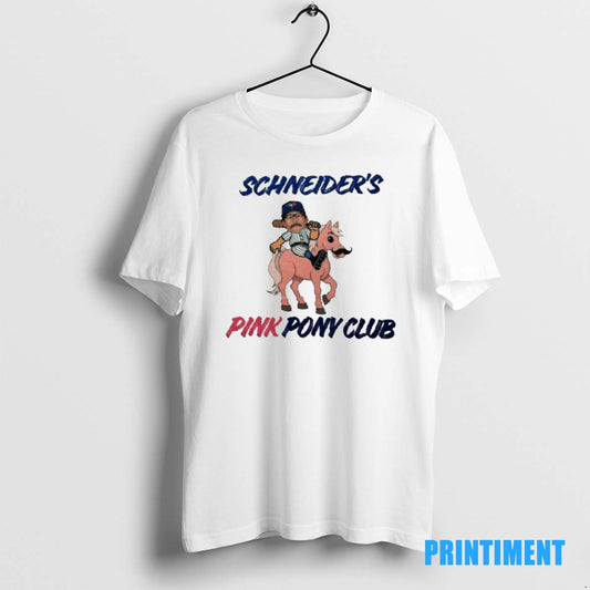 Official Davis Schneider Mlb Toronto Blue Jays Schneiders Pink Pony Club Ornaments Tee Sweater