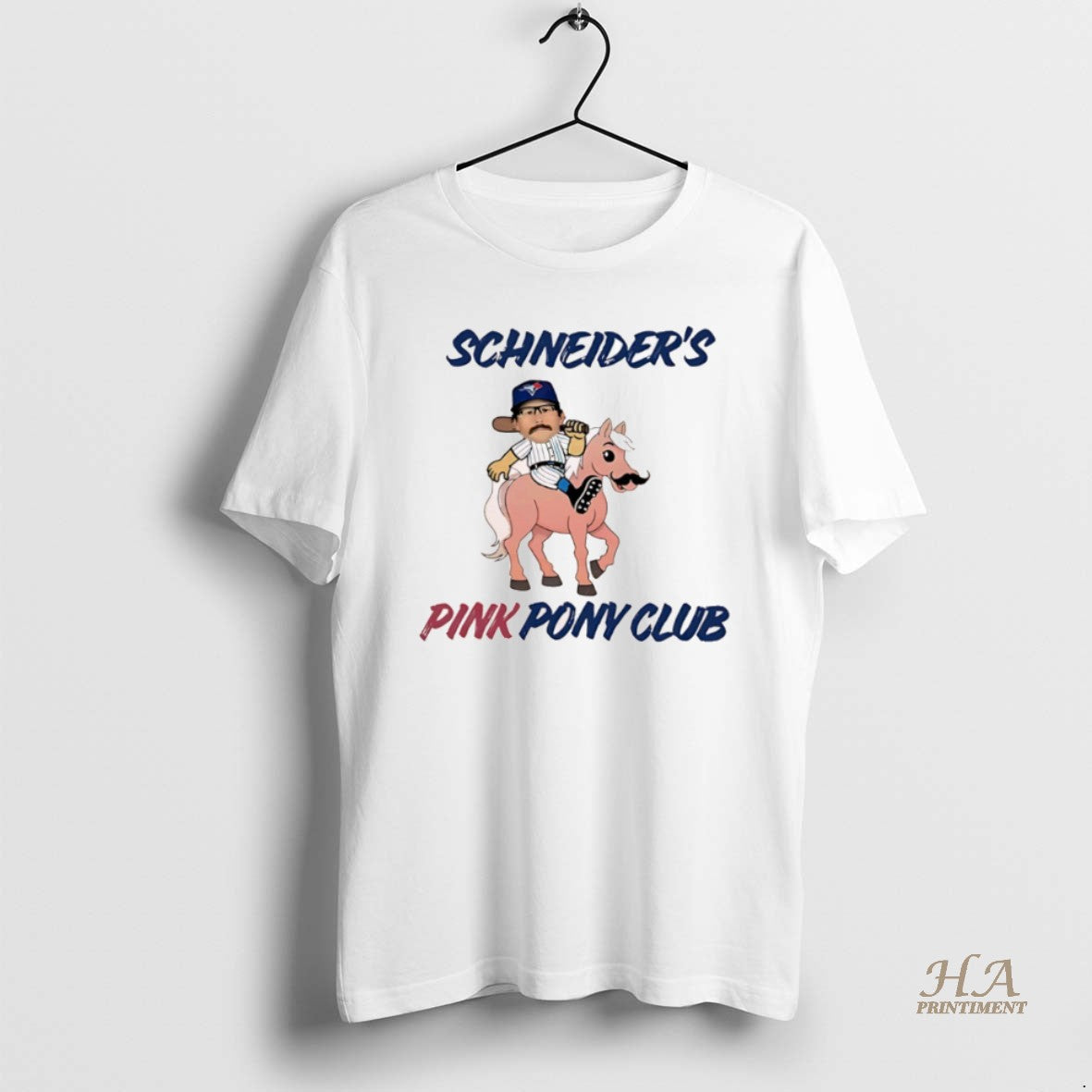 Official Davis Schneider Toronto Blue Jays Pink Pony Club