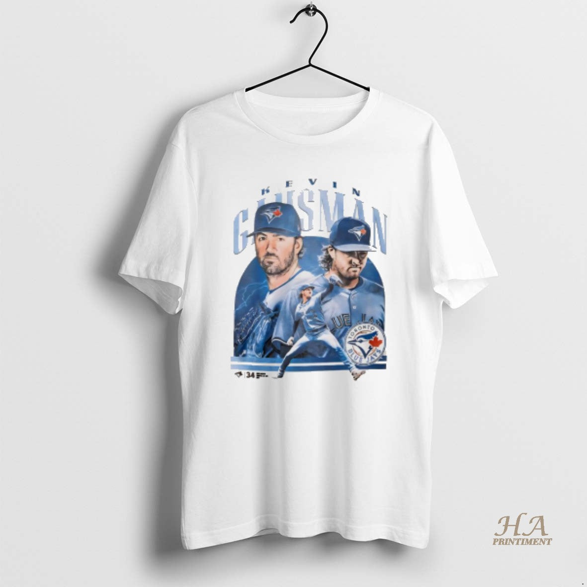 Official Davis Schneider Wear Kevin Gausman Toronto Blue Jays Graphic