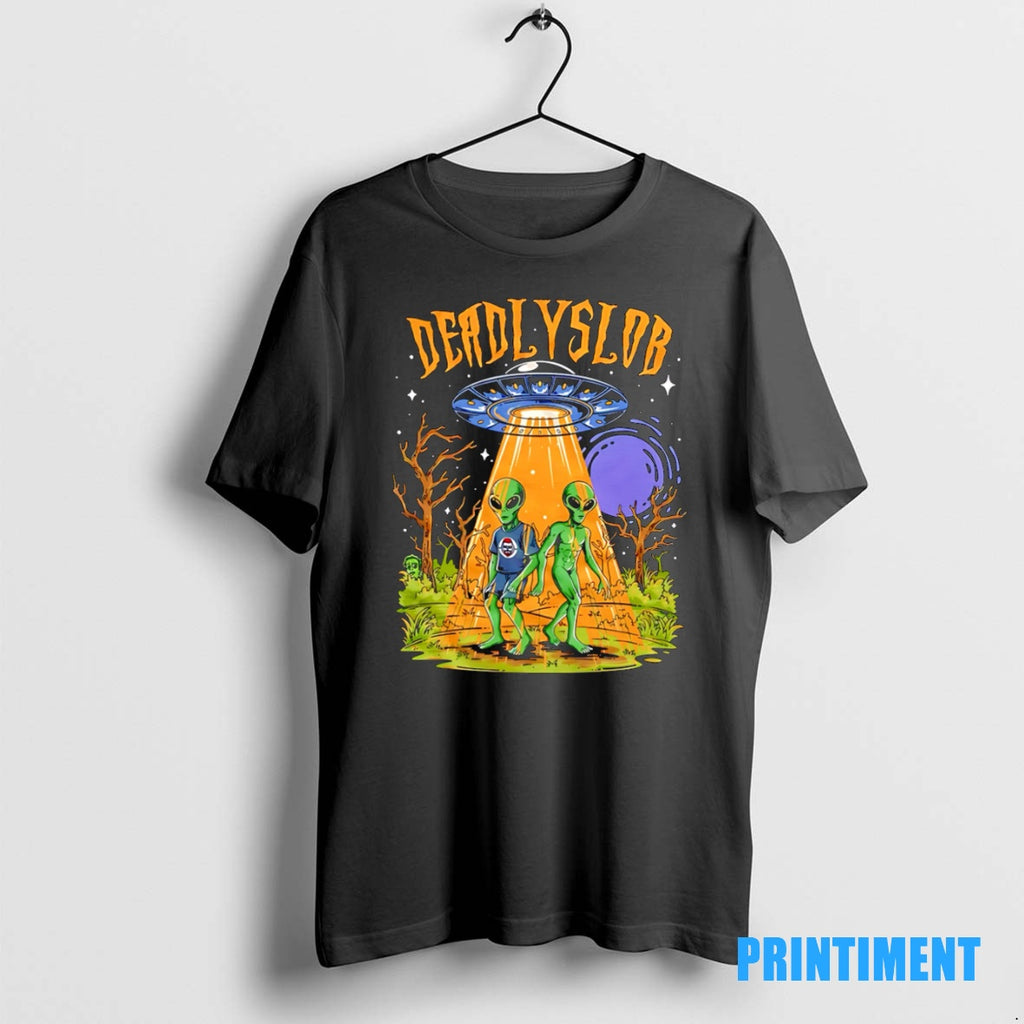 Official Deadly Slob Alien Invasion Tee Sweater