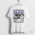 Official Deion Sanders Picture Collage Dallas Cowboys Shirt