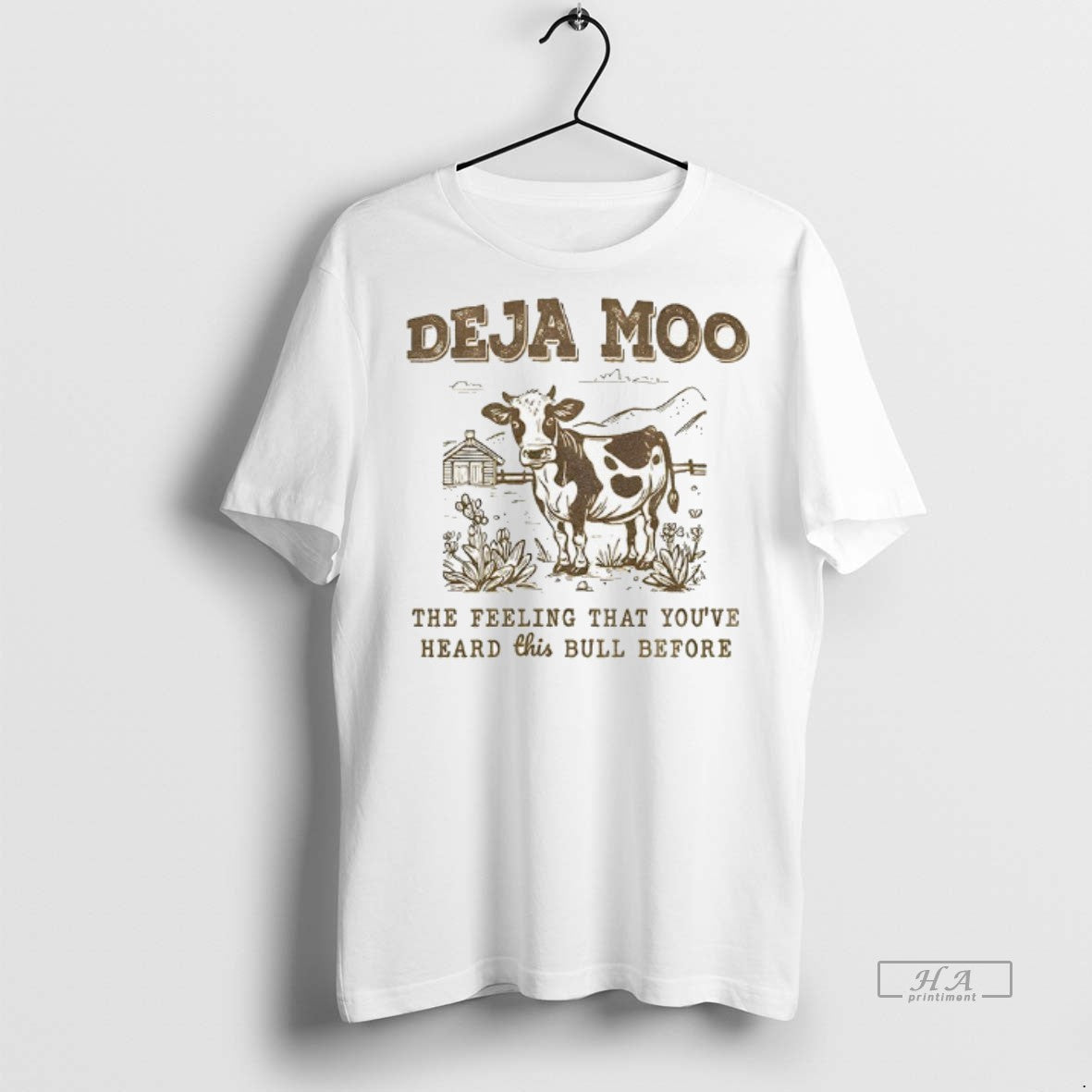 Official Deja Moo The Feeling That Youve Heard This Bull Before Shirt