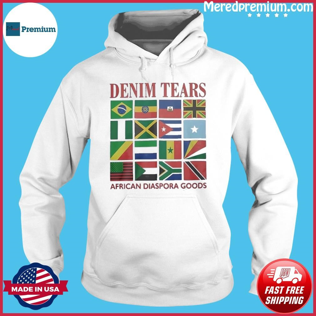 Denim Tears African Diaspora Goods Flags T-Shirt