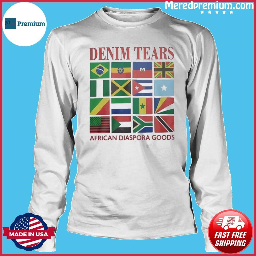 Denim Tears African Diaspora Goods Flags T-Shirt