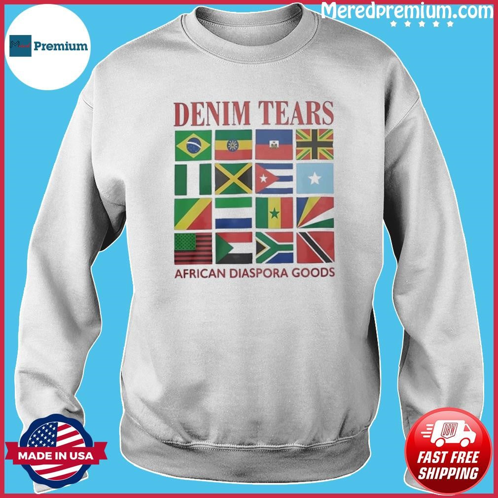 Denim Tears African Diaspora Goods Flags T-Shirt