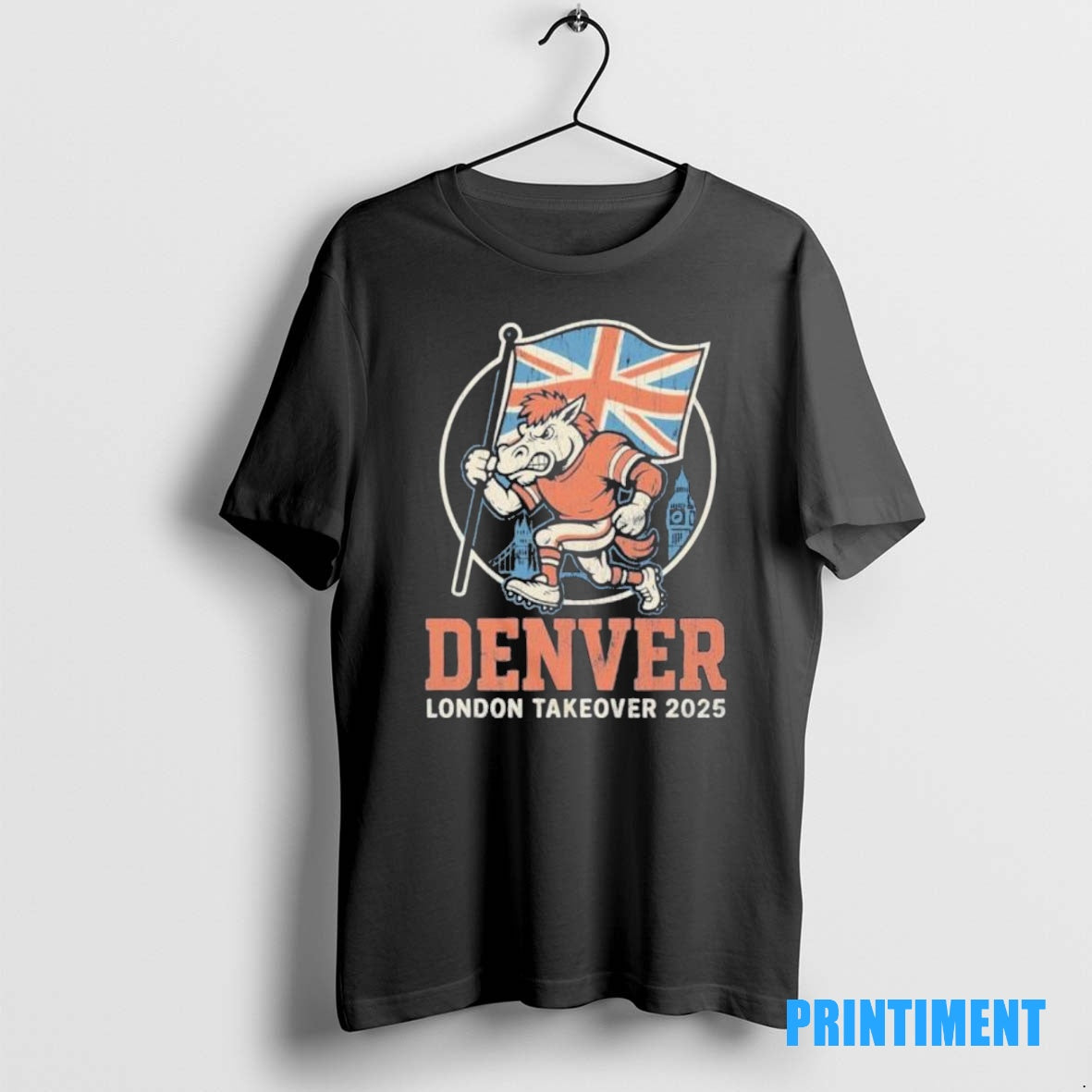 Official Denver X London Game Takeover 2025 Vintage Football Tee Sweater