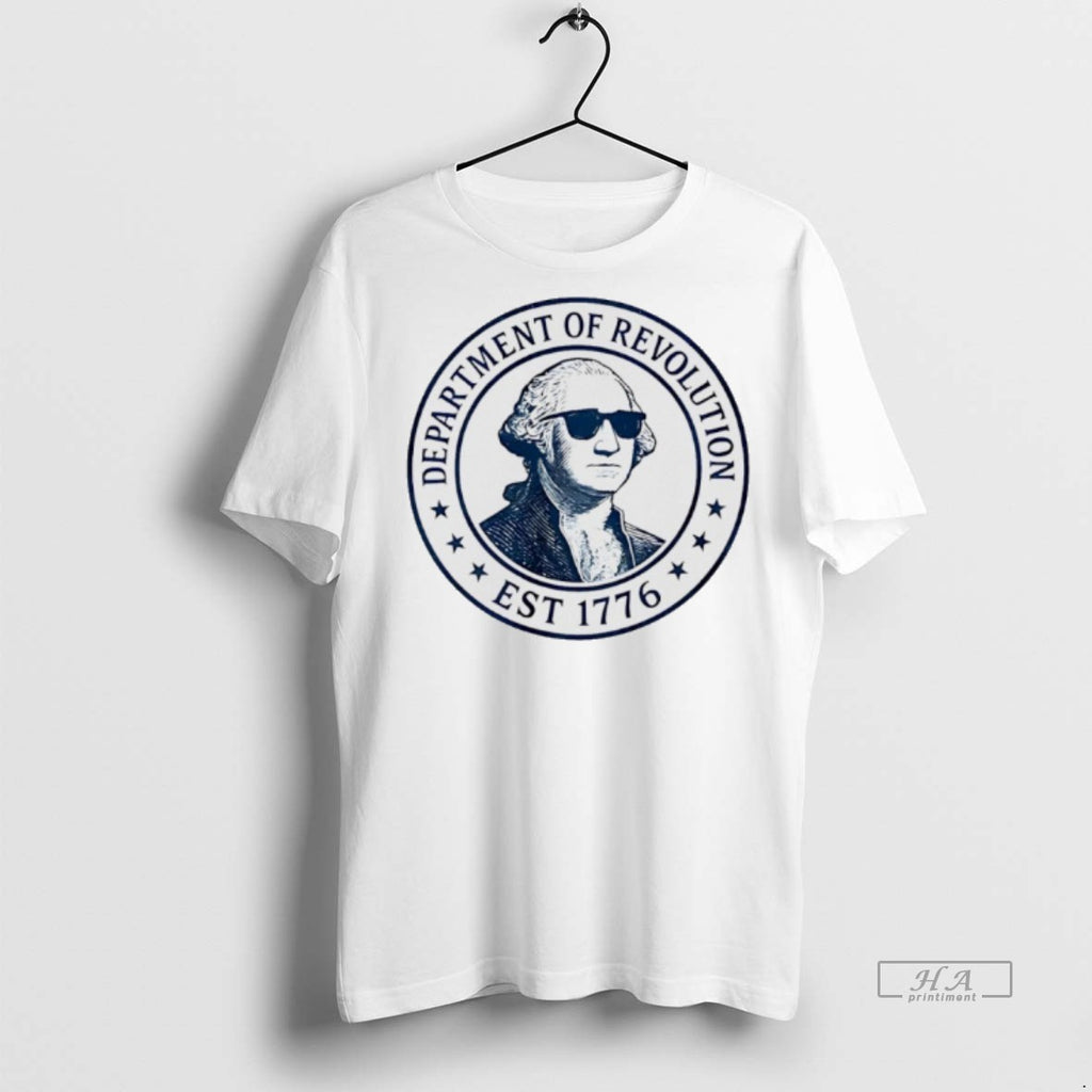 Official Department Of Revolution George Washington Baseball 1776 Shirt