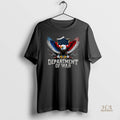 Official Department Of War Military Patriotic Eagle Us Flag Veteran