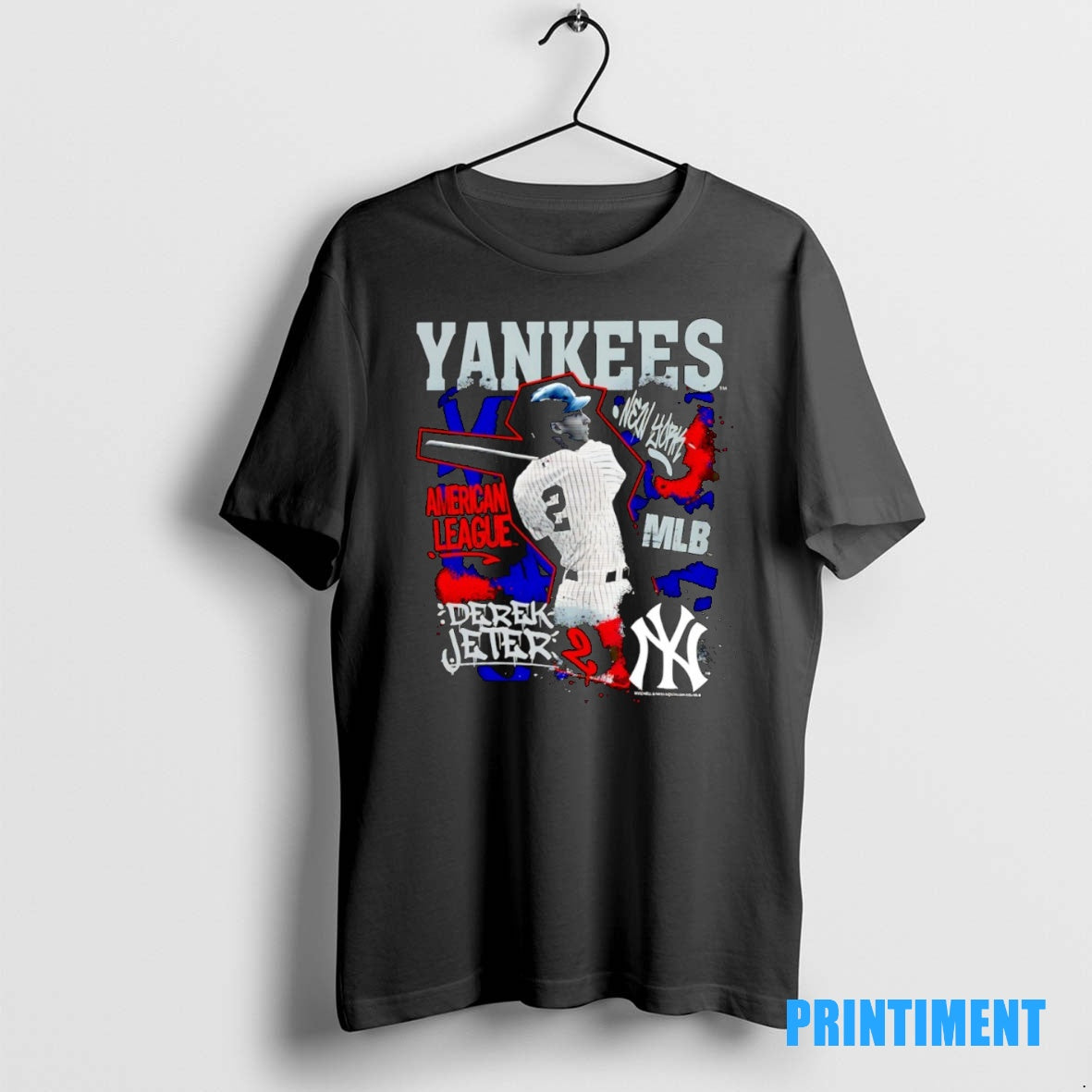 Official Derek Jeter New York Yankees Mlb Cooperstown Star Moment Tee Sweater