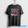 Official Detroit City Sports Lions Red Wings Tigers And Pistons Skyline Light 2025 Tee Sweater