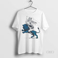 Official Detroit Lions Player Riding Lion Go Detroit Graphic Shirt