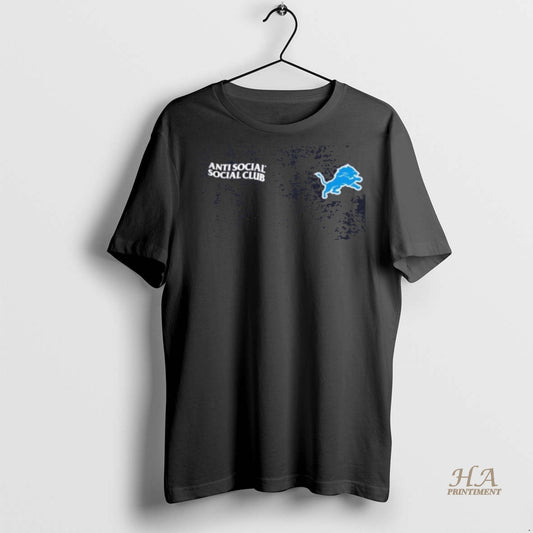 Official Detroit Lions Anti Social Social Club Shirt
