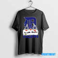 Official Detroit Tigers X Gnomes Xmas Christmas Tee Sweater
