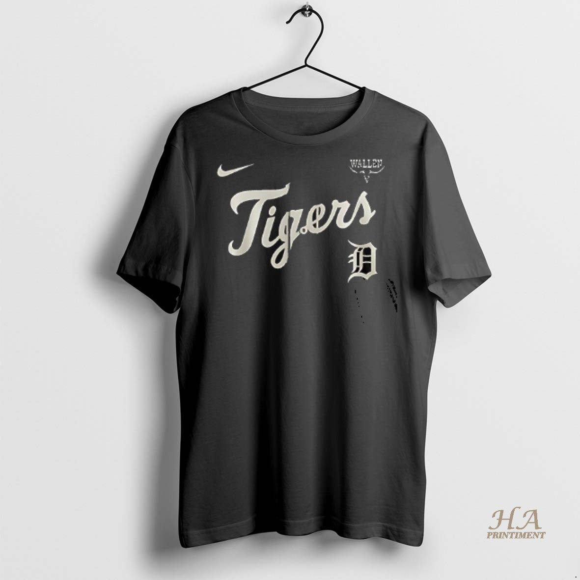 Official Detroit Tigers X Morgan Wallen Still The Problem Tour 2025 Usa Flag Vintage