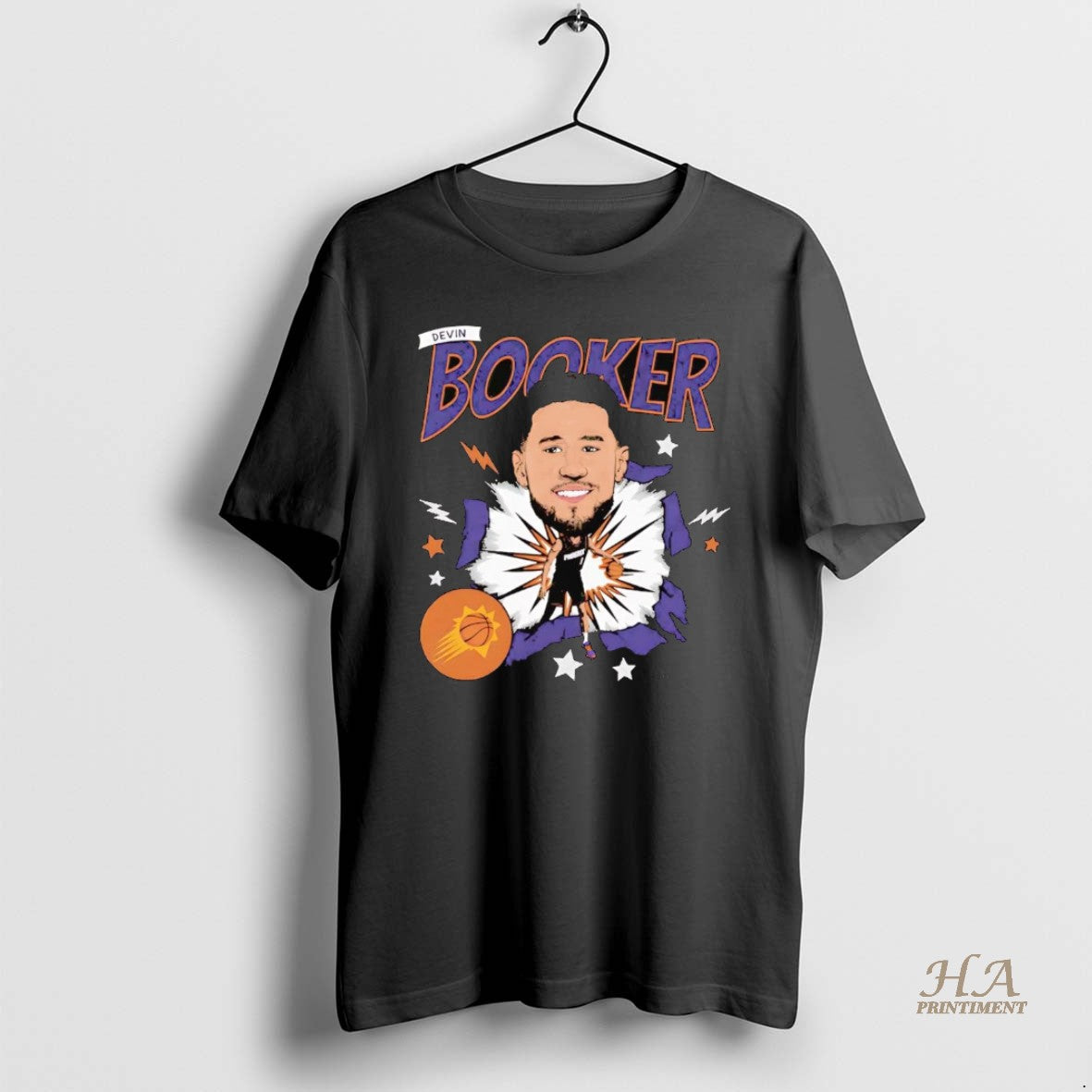 Official Devin Booker Caricature Phoenix Suns