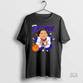Official Devin Booker Phoenix Suns Caricature Black Ornaments