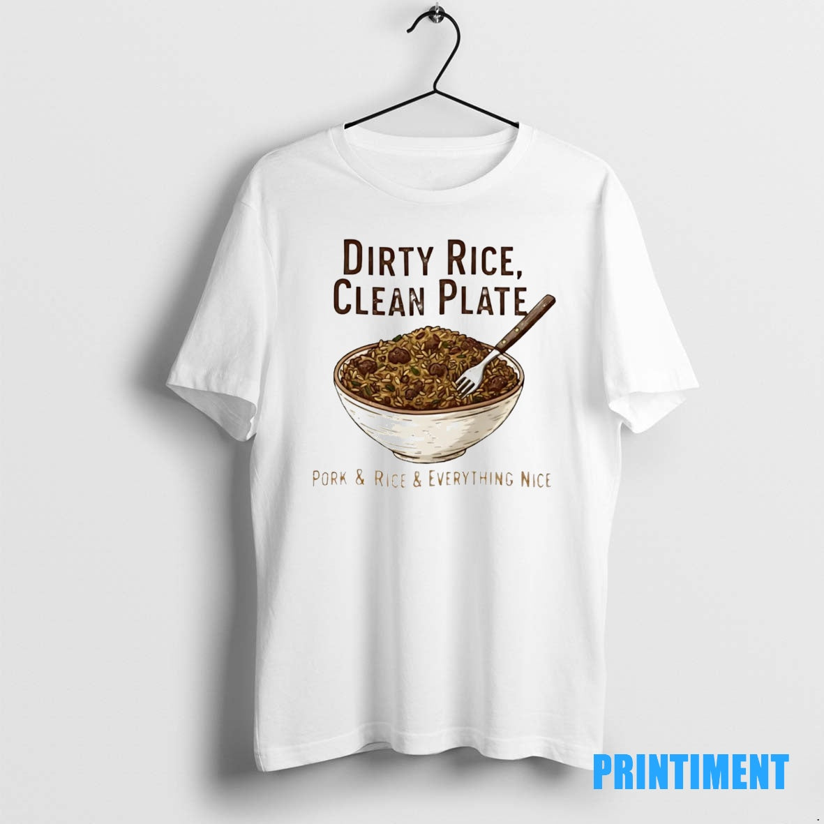 Official Dirty Rice Clean Plate Pork And Rice Everything Nice Tee Sweater
