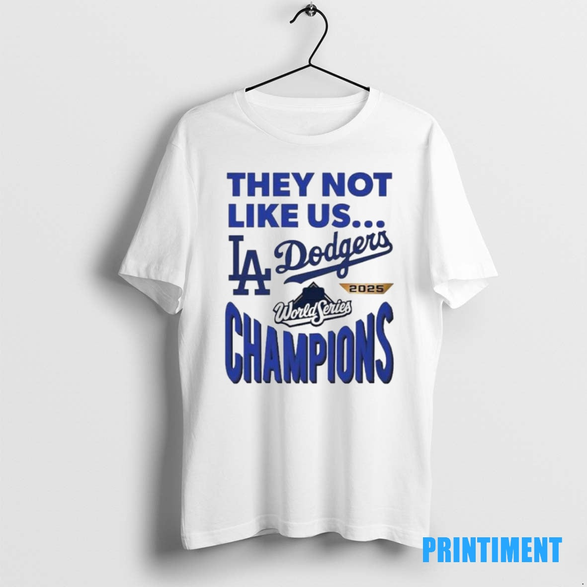 Official Dodgers 2025 World Series Champions They Not Like Us Ornaments Tee Sweater