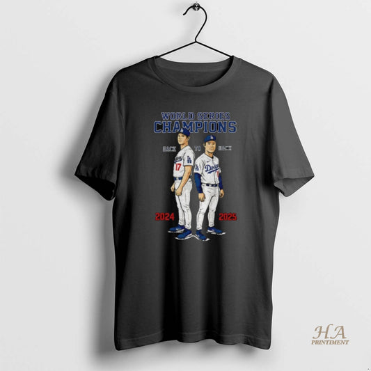 Official Dodgers Back To Back World Series Champions Ohtani And Yamamoto