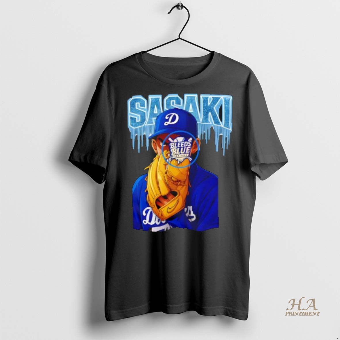 Official Dodgers Roki Sasaki Ice Anime Shirt