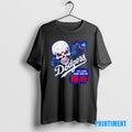 Official Dodgers Skull To Live And Die In Black Tee Sweater