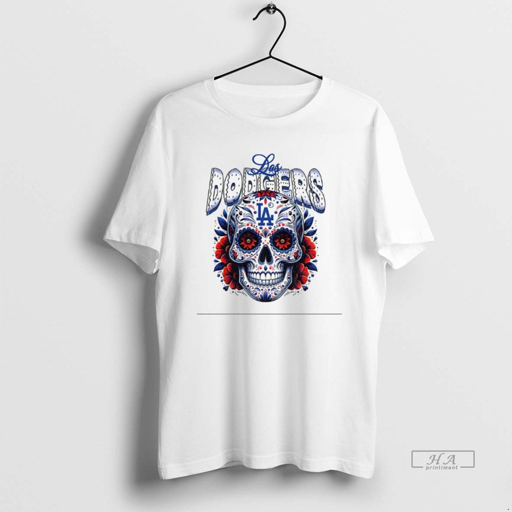 Official Dodgers Sugar Skull Dia De Los Muertos Los Angeles Dodgers Mlb Baseball 2025