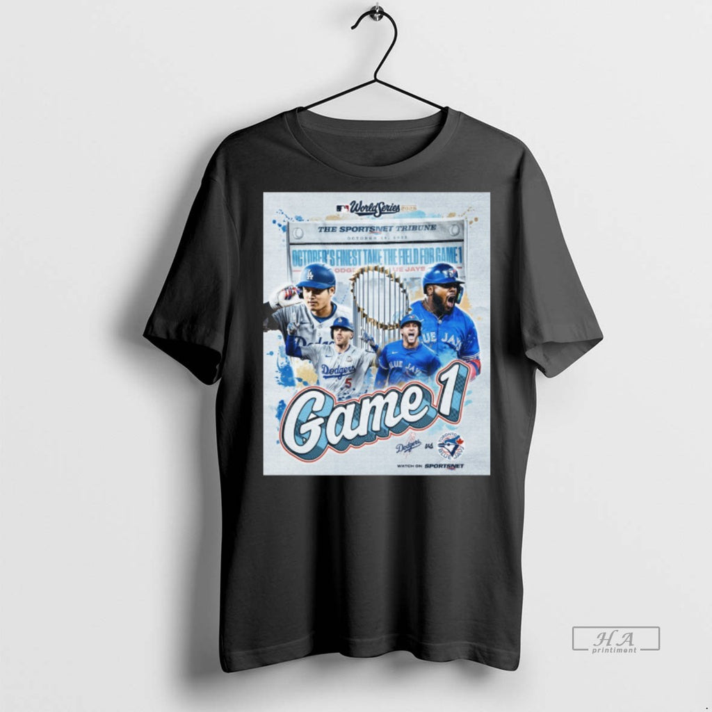 Official Dodgers Vs Blue Jays Game 1 World Series Mlb Capital One The Sportsnet Tribune
