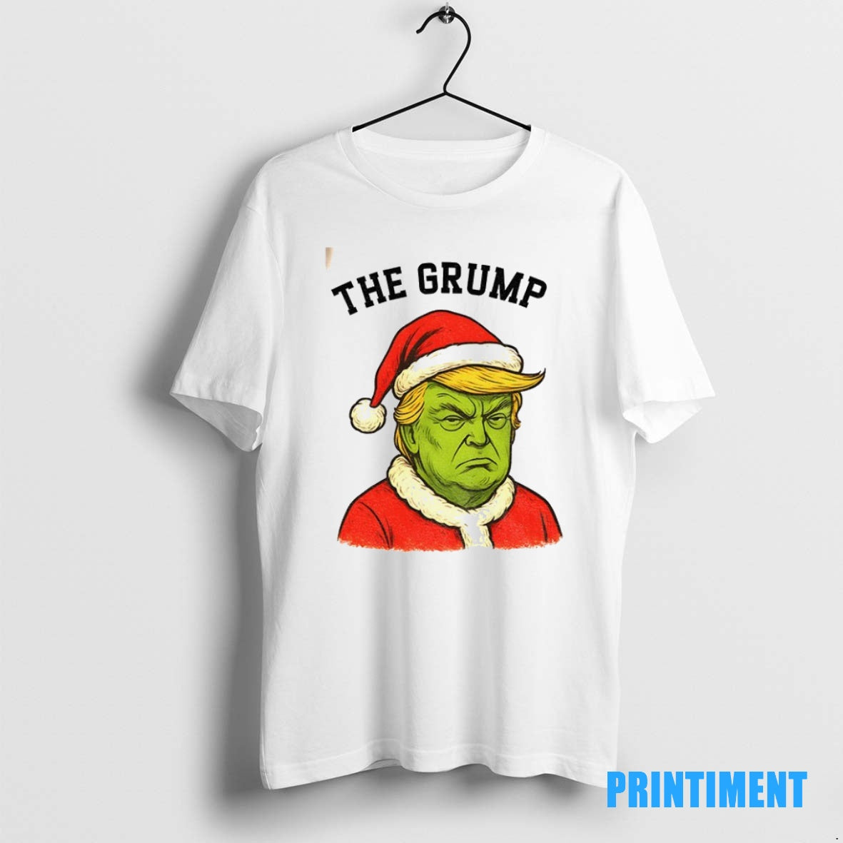 Official Donald Trump X Grinch The Grump Santa Claus Anti Trump Merry Christmas Tee Sweater