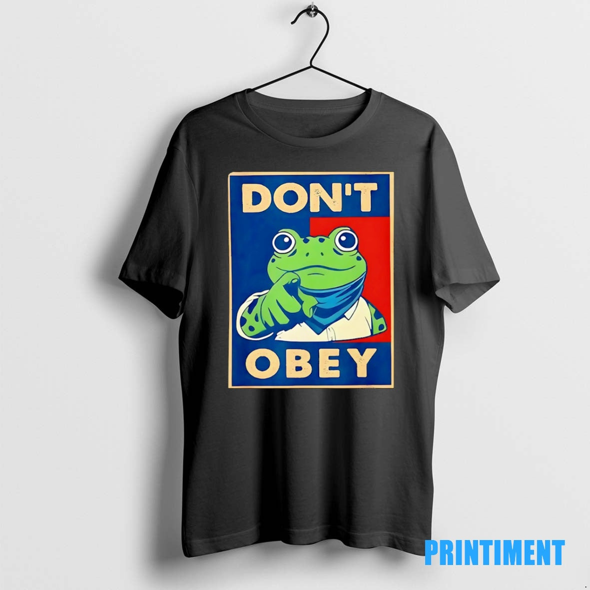 Official Dont Obey Frog Portland Frog Protest Tee Sweater