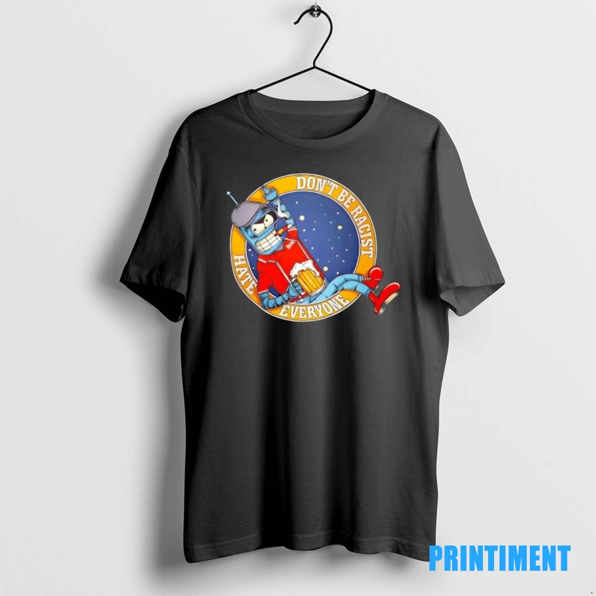 Official Dont Be Racist Hate Everyone Robot Tee Sweater