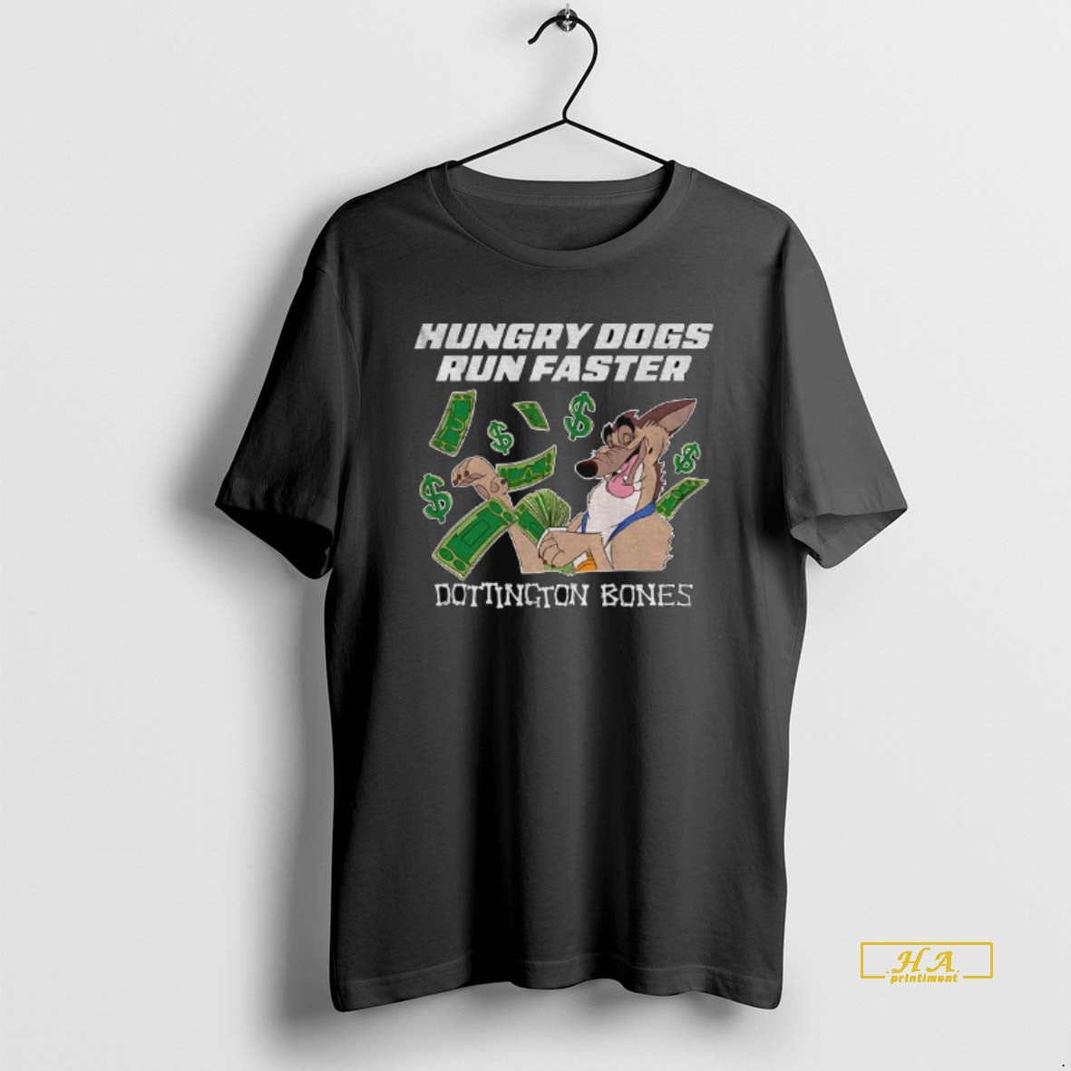 Official Dottington Bones Hungry Dogs Run Faster