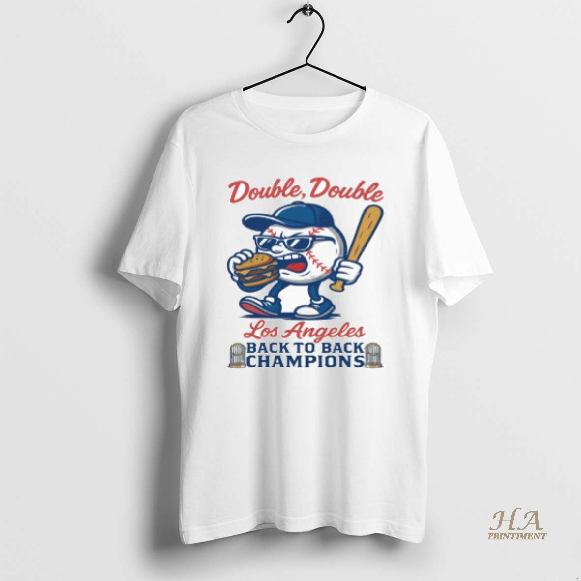 Official Double Double Los Angeles Dodgers Back To Back World Champions