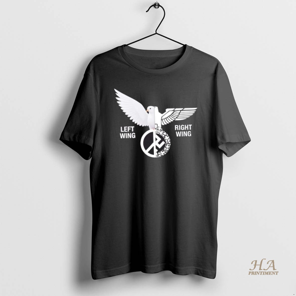 Official Dove Bird Left Wing Right Wing Logo