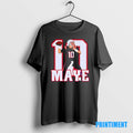 Official Drake Maye 10 New England Football Player Tee Sweater
