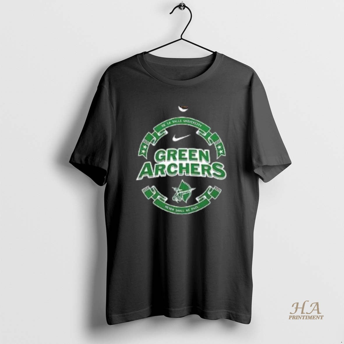 Official Dry De La Salle University Green Archers Never Shall We Fail