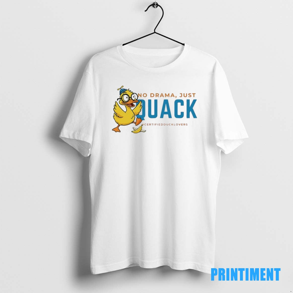 Official Duck Cartoon No Drama Just Quack Tee Sweater