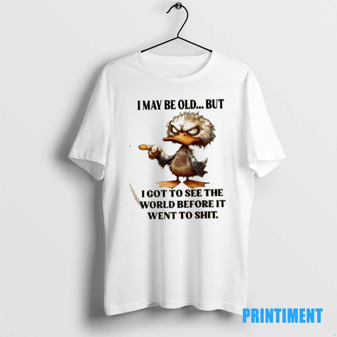Official Duck I May Be Old Tee Sweater