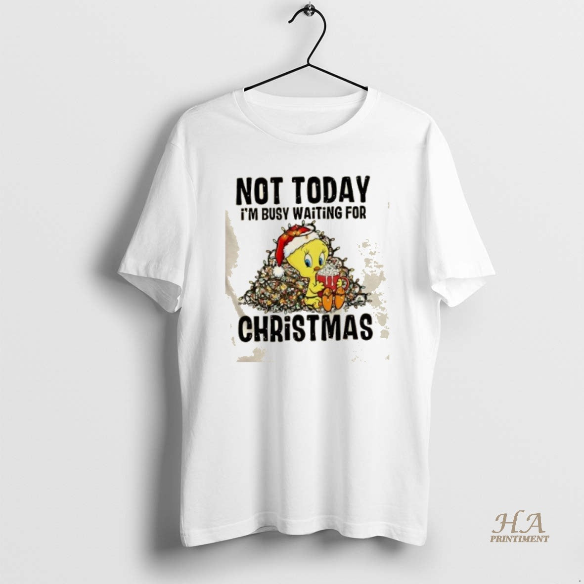 Official Duck Not Today Im Busy Waiting For Christmas
