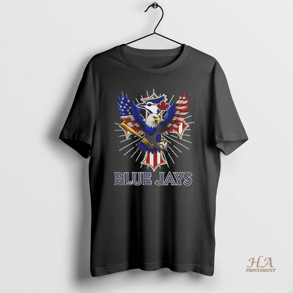 Official Eagle Baseball Toronto Blue Jays American Flag 2025