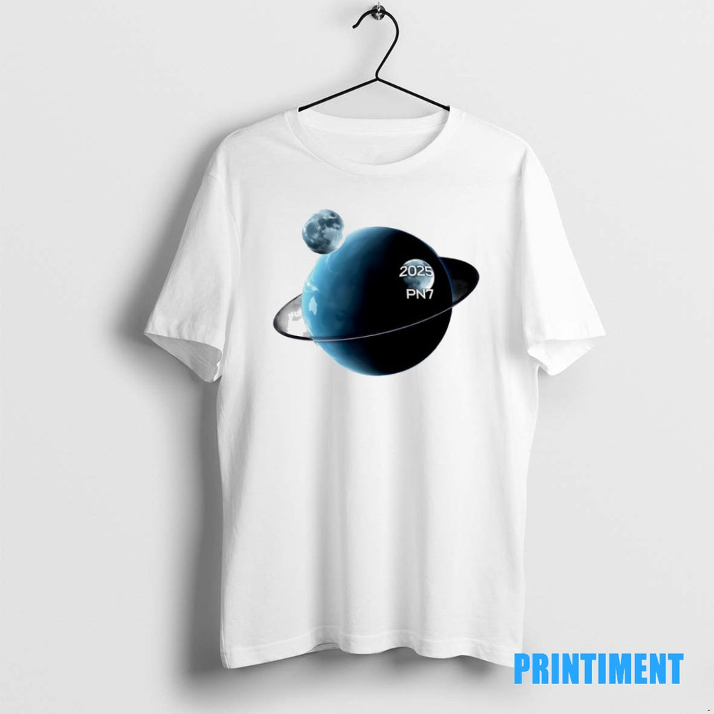Official Earth With Two Moons 2025 Pn7 Asteroid Tee Sweater