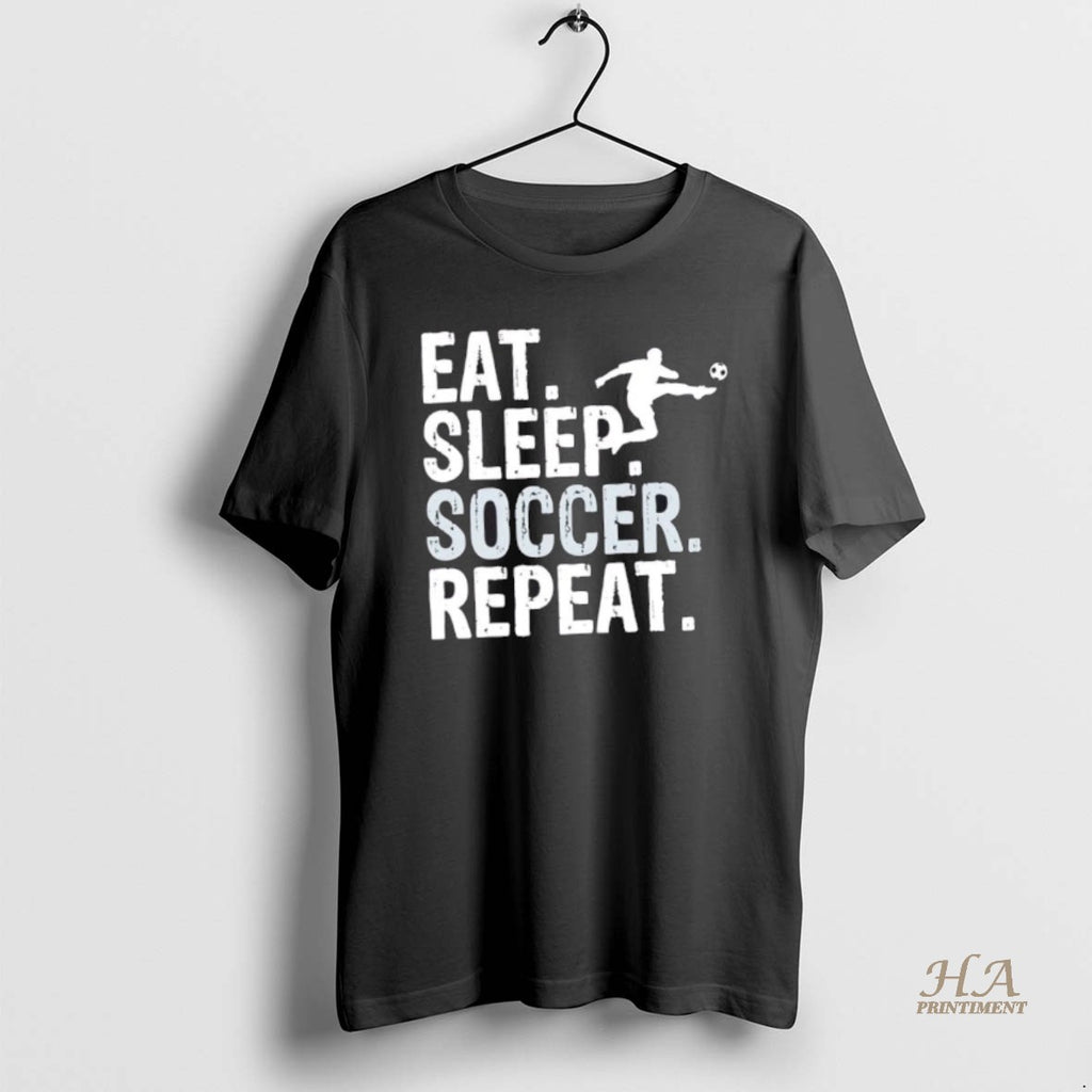 Official Eat Sleep Soccer Repeat Soccer Graphic