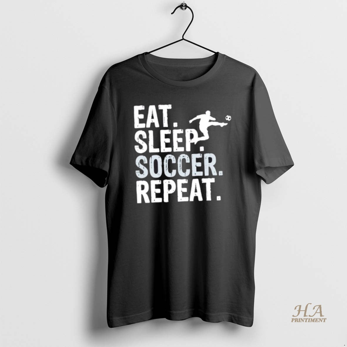 Official Eat Sleep Soccer Repeat Soccer Graphic