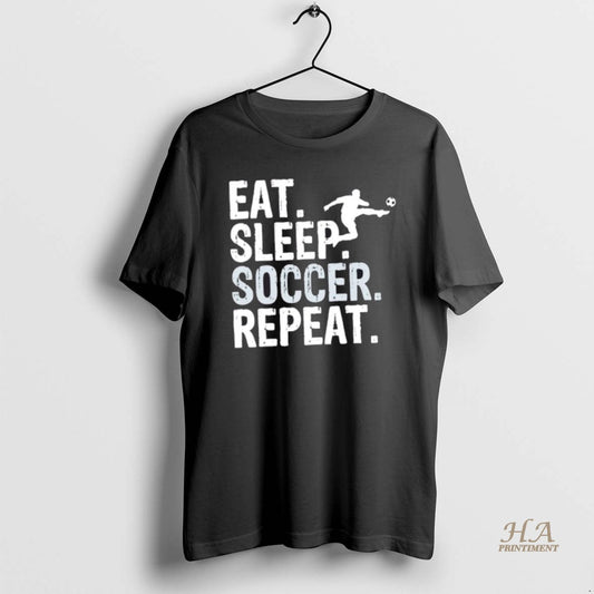 Official Eat Sleep Soccer Repeat Soccer Graphic