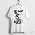 Official Eat Sleep Fish Repeat Shirt