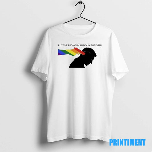 Official Ebolaman Put The Pronouns Back In The Email Pride Gun Tee Sweater
