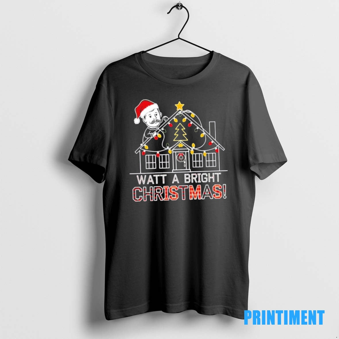 Official Electrician Watt A Bright Christmas House Lights Tee Sweater