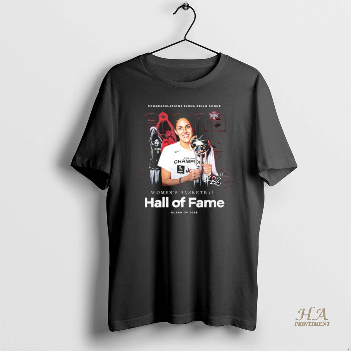 Official Elena Delle Donne Washington Mystics Wnba Hall Of Fame 2026 Signature