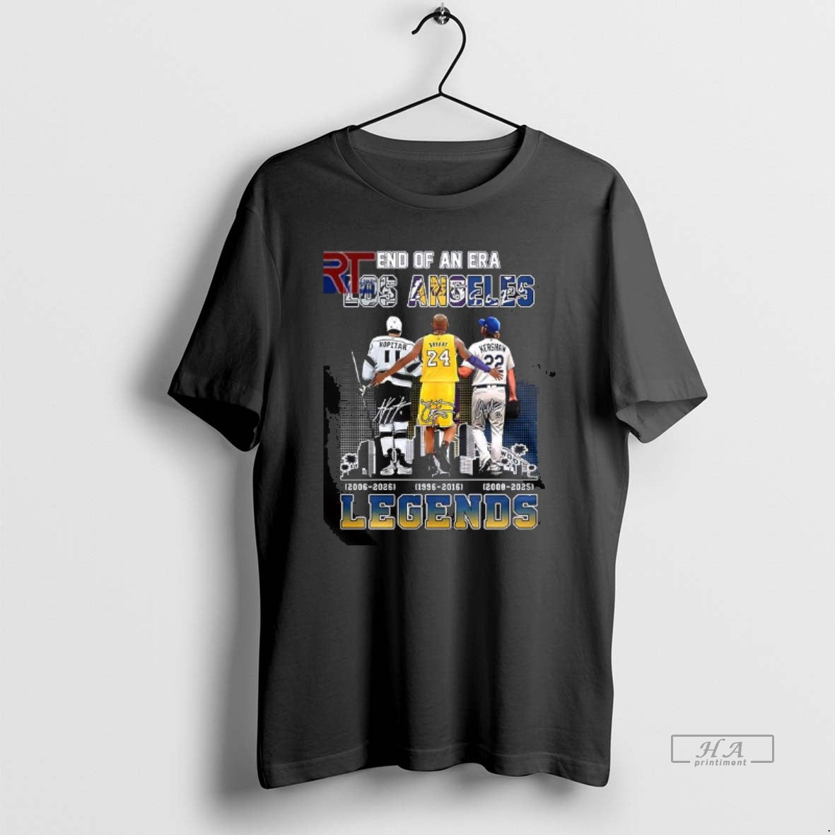 Official End Of An Era Los Angeles Legends Kopitar Bryant And Kershaw