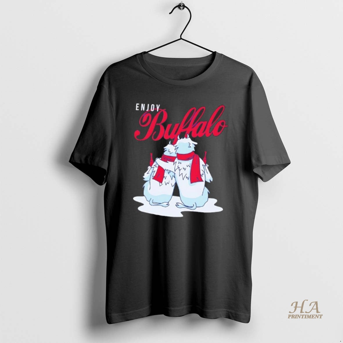 Official Enjoy Buffalo Snowmen Christmas Vintage